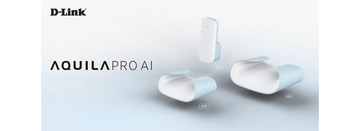 Новинка D-Link - маршрутизаторы и удлинители AQUILA PRO AI