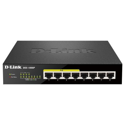 D-Link DGS-1008P, Power over Ethernet D-Link DGS-1008P, Power over Ethernet