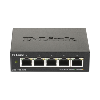 D-Link DGS-1100-05V2, Коммутаторы D-Link DGS-1100-05V2, Коммутаторы