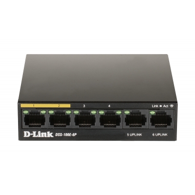 D-Link DSS-100E-6P, Power over Ethernet D-Link DSS-100E-6P, Power over Ethernet